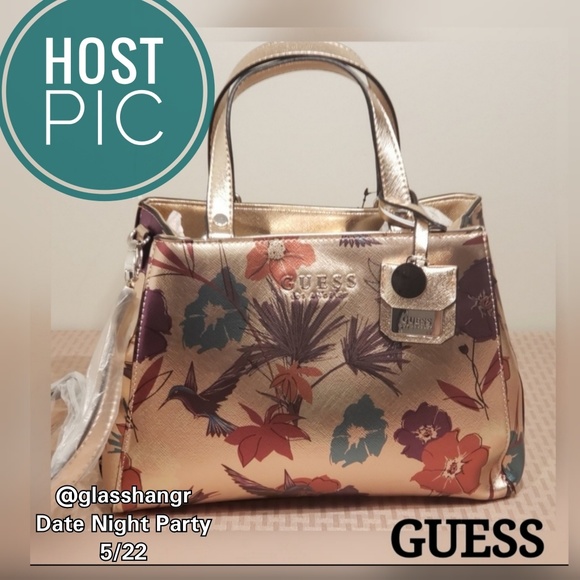 Guess Handbags - Guess Laken Metallic Frame Bag